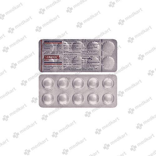 LORMEG 10MG TAB 1X10 - 7453 - Medkart Pharmacy | Generic Medicines Online - Best Online Pharmacy App