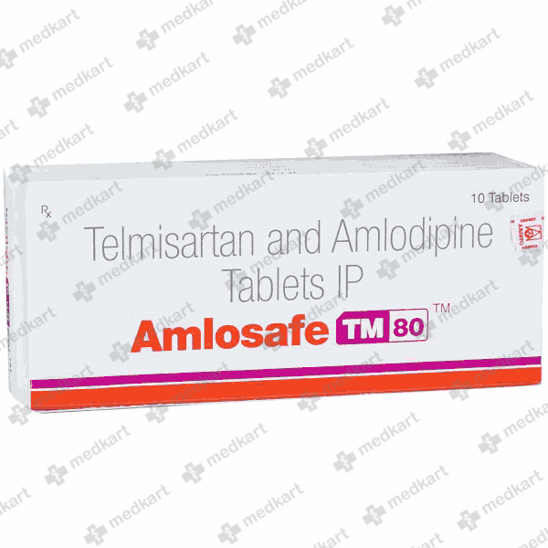 AMLOSAFE TM 80MG TABLET 10'S