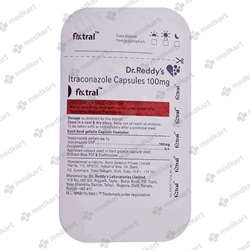 FIXTRAL 100MG CAPSULE 7'S