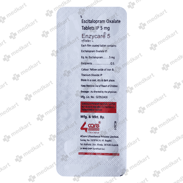 ENZYCARE 5MG TABLET 10'S