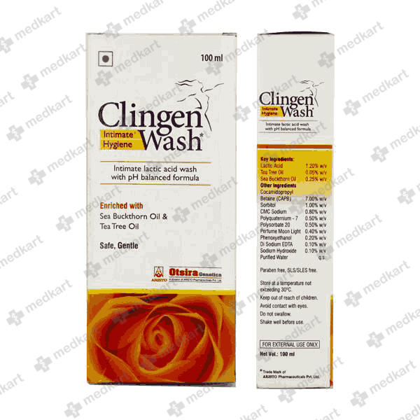 CLINGEN WASH 100ML - 2504 - Medkart Pharmacy | Generic Medicines Online - Best Online Pharmacy App