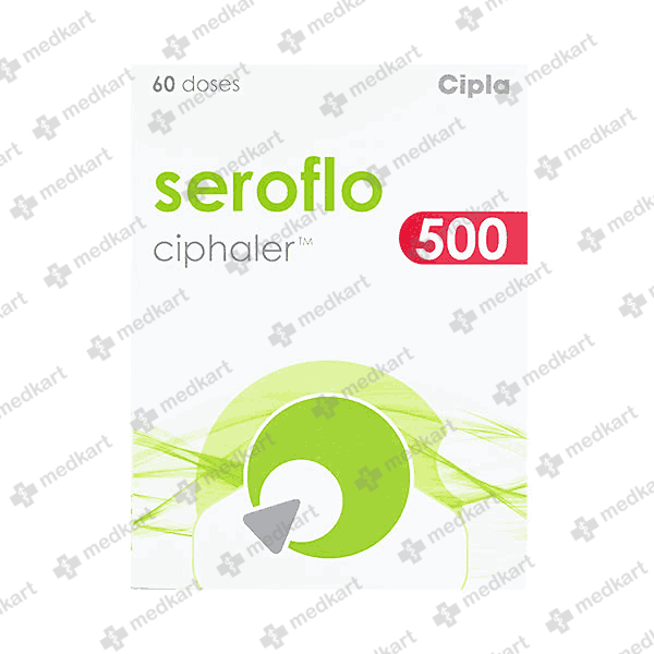 SEROFLO 500 CIPHALER INHALER 60 MD