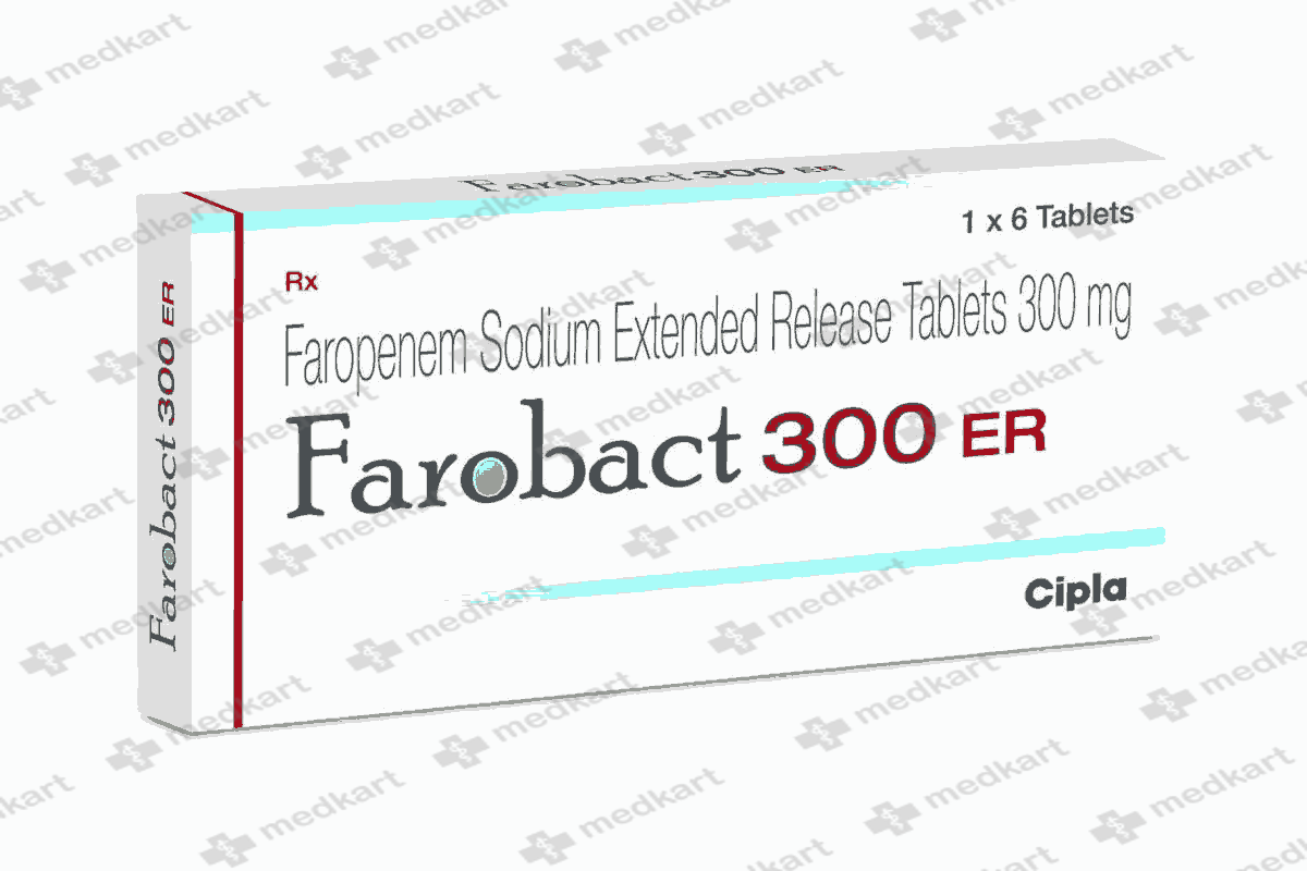 FAROBACT ER 300MG TABLET 6'S
