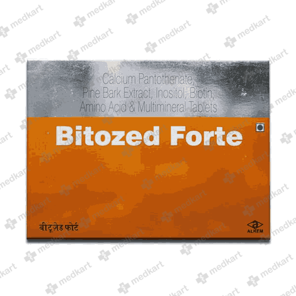 BITOZED FORTE TAB 1X15 - 1615 - Medkart Pharmacy | Generic Medicines Online - Best Online Pharmacy App