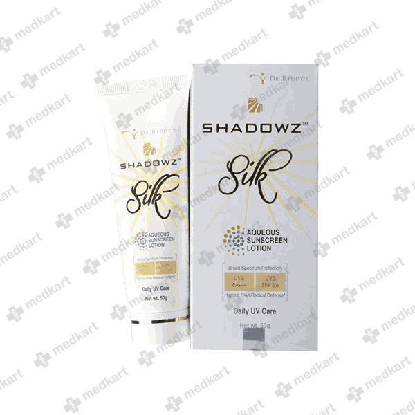 SHADOWZ SILK LOTION 50GM - 12135 - Medkart Pharmacy | Generic Medicines Online - Best Online Pharmacy App