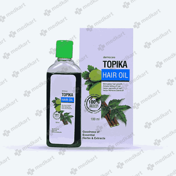 TOPIKA HAIR OIL 100ML - 13587 - Medkart Pharmacy | Generic Medicines Online - Best Online Pharmacy App