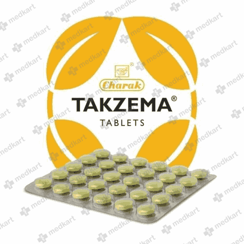 TAKZEMA TAB 1X30 - 18378 - Medkart Pharmacy | Generic Medicines Online - Best Online Pharmacy App