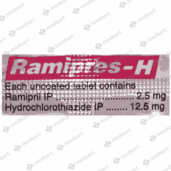 RAMIPRES H 2.5MG TABLET 10'S