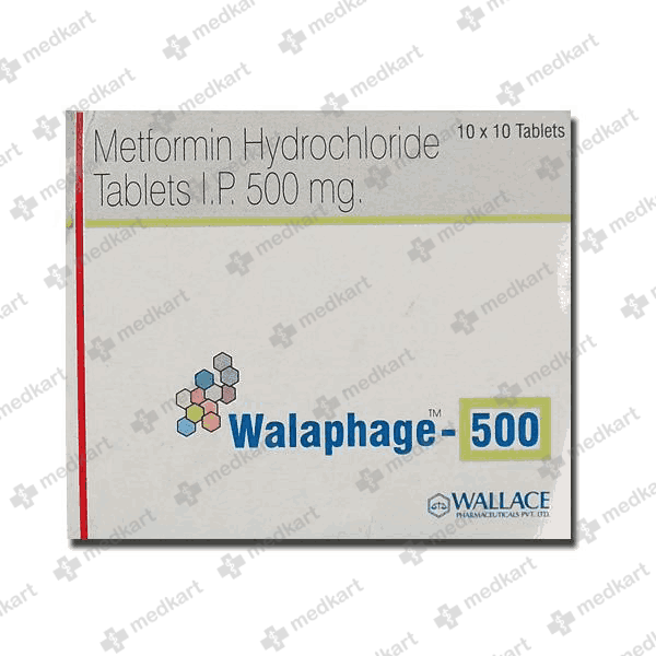 WALAPHAGE 500MG TABLET 10'S