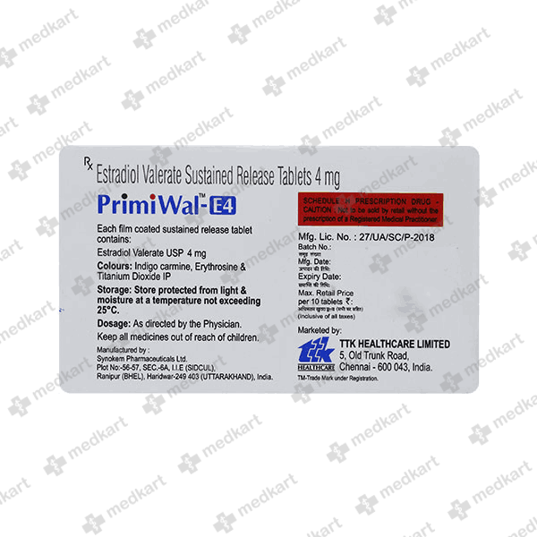 PRIMIWAL E 4 tablet uses