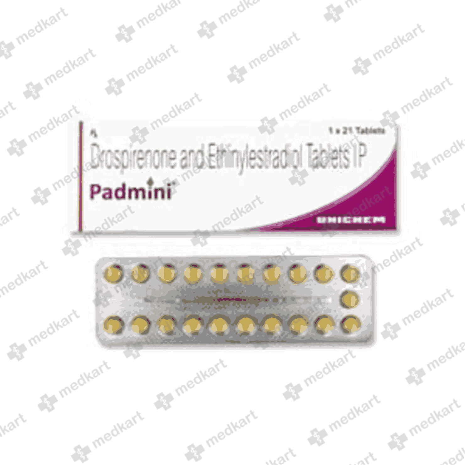 PADMINI KIT TAB 1X21 - 10115 - Medkart Pharmacy | Generic Medicines Online - Best Online Pharmacy App