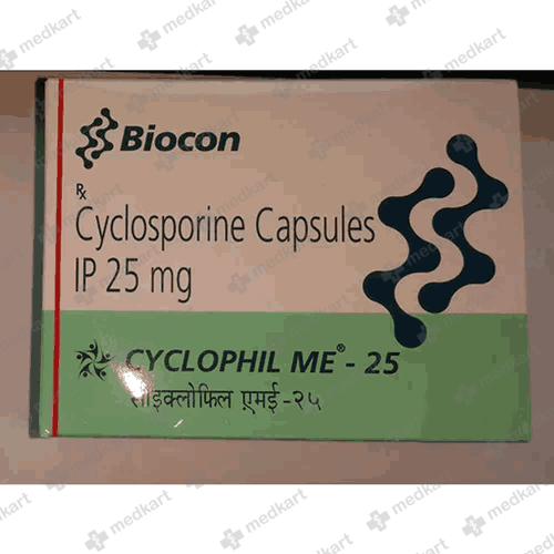 CYCLOPHIL ME 25MG CAPSULE 5'S