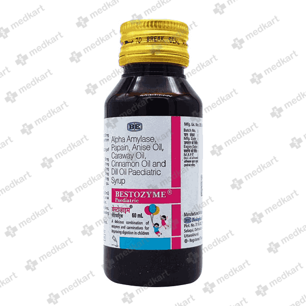 BESTOZYME PAED SYP 60ML - 1410 - Medkart Pharmacy | Generic Medicines Online - Best Online Pharmacy App