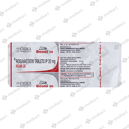 ROSMI 20MG TABLET 10'S