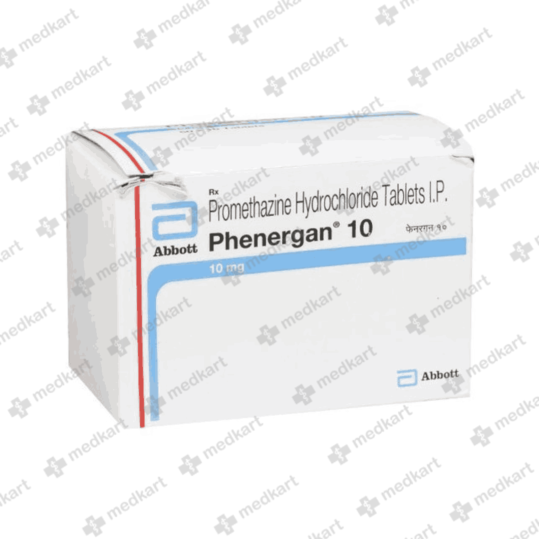 PHENERGAN 10MG TABLET 10'S, Price, Composition & Generic Alternatives ...