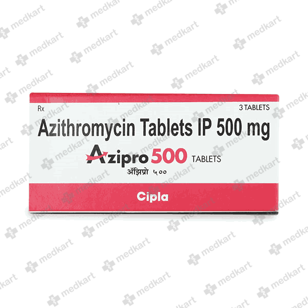 AZIPRO 500MG TABLET 3'S
