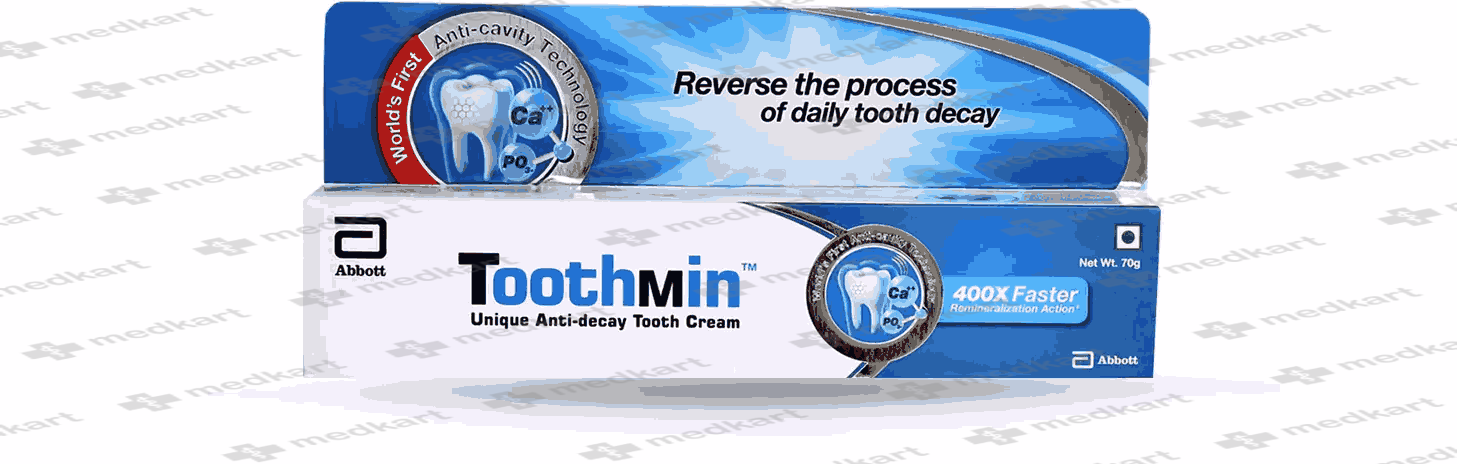 TOOTHMIN CREAM 70GM - 13568 - Medkart Pharmacy | Generic Medicines Online - Best Online Pharmacy App