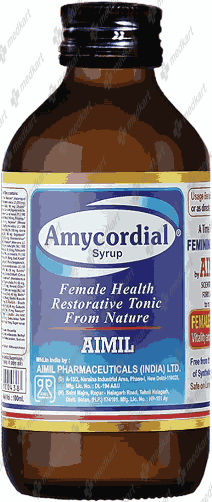 AMYCORDIAL SYP 200ML - 642 - Medkart Pharmacy | Generic Medicines Online - Best Online Pharmacy App