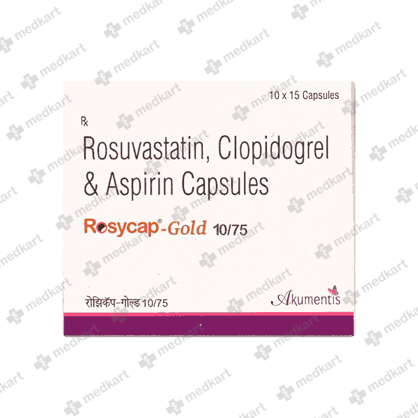 ROSYCAP GOLD 10/75MG TABLET 10'S