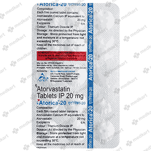 ATORICA 20MG TABLET 10'S