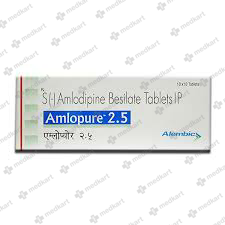 AMLOPURE 2.5MG TABLET 10'S