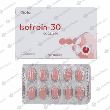 ISOTROIN 30MG CAPSULE 10'S
