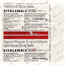 SITALEMBIC M 50/500MG TABLET 15'S