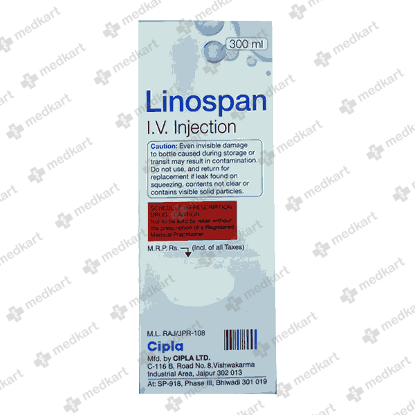 LINOSPAN IV INJECTION 300 ML