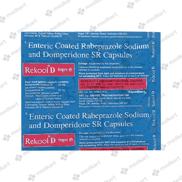 REKOOL 20 D CAP 1X15 - 11246 - Medkart Pharmacy | Generic Medicines Online - Best Online Pharmacy App