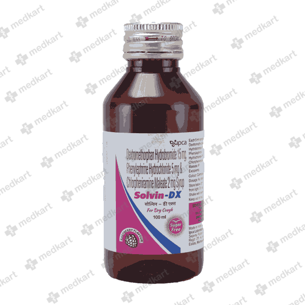 SOLVIN DX SYP 100ML - 16651 - Medkart Pharmacy | Generic Medicines Online - Best Online Pharmacy App