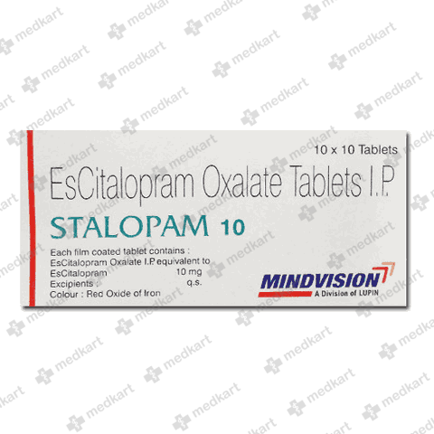 STALOPAM 10MG TAB 1X10 - 12480 - Medkart Pharmacy | Generic Medicines Online - Best Online Pharmacy App
