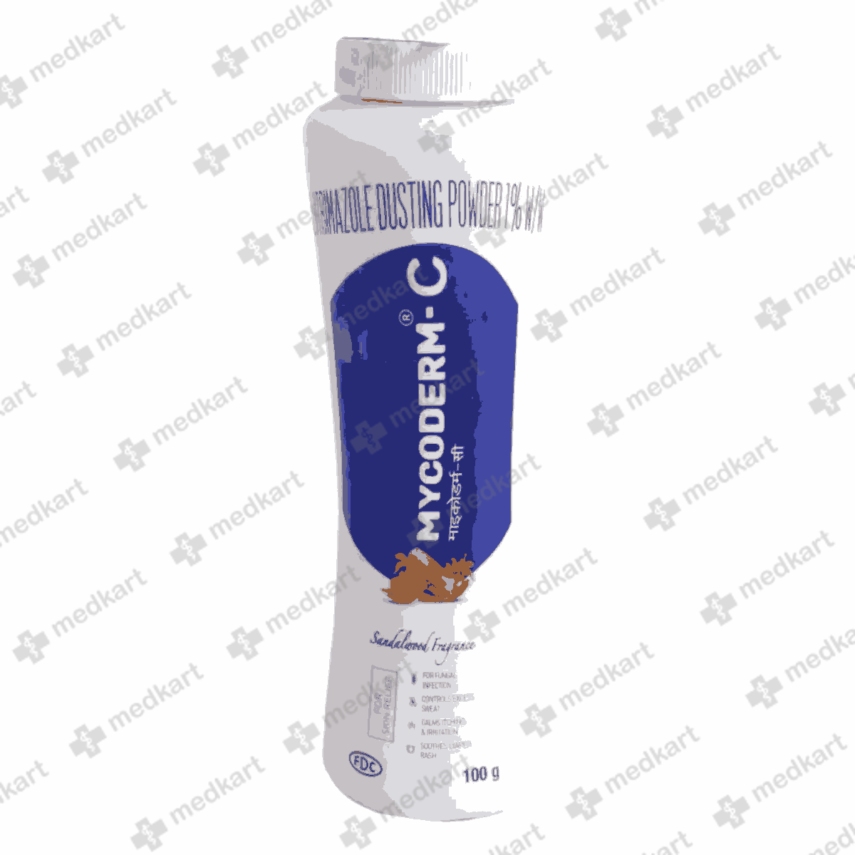 MYCODERM C POWDER 100GM - 8749 - Medkart Pharmacy | Generic Medicines Online - Best Online Pharmacy App