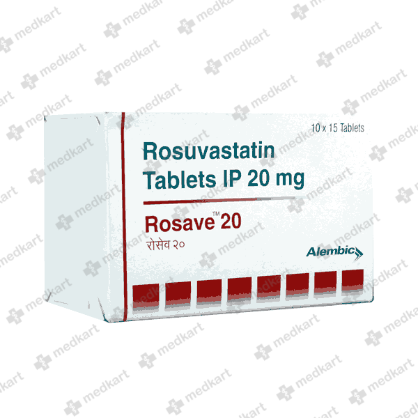 ROSAVE 20MG TABLET 15'S