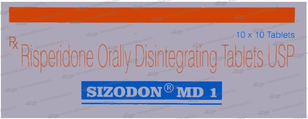 SIZODON MD 1MG TAB 1X10 - 12261 - Medkart Pharmacy | Generic Medicines Online - Best Online Pharmacy App