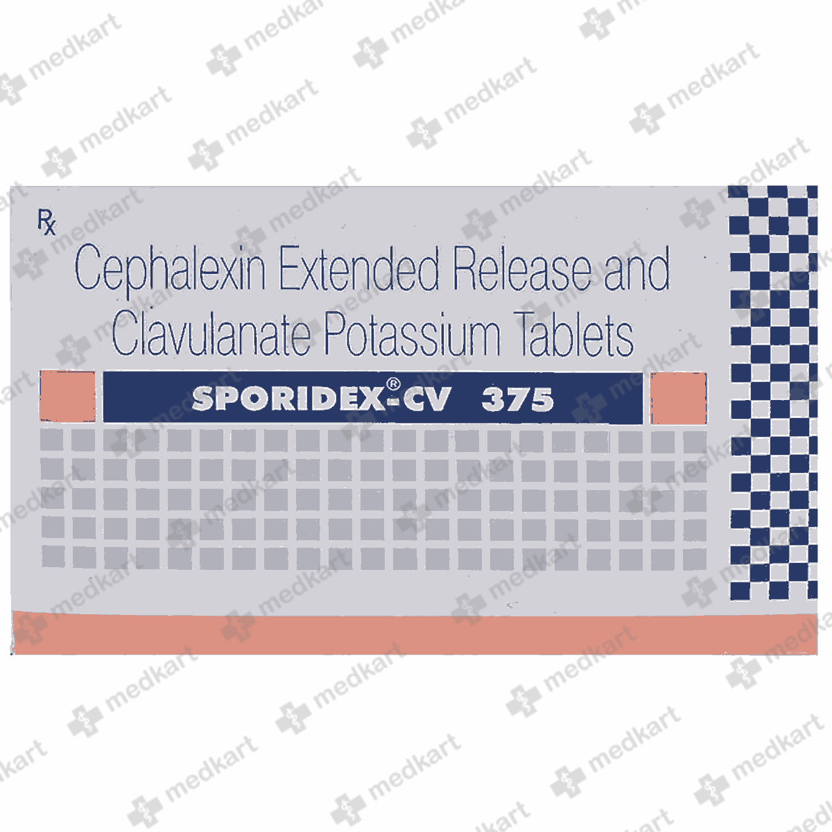 SPORIDEX CV 375MG TAB 1X10 - 17126 - Medkart Pharmacy | Generic Medicines Online - Best Online Pharmacy App