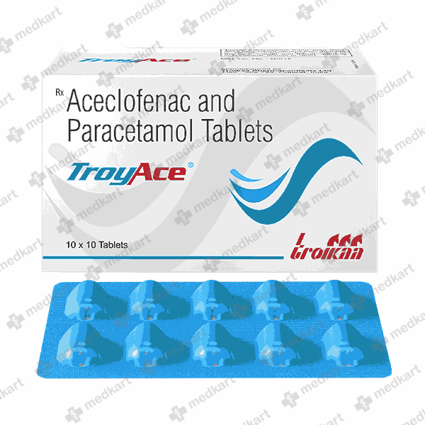 Shop Troyace Tablet 10's for Pain Relief and Inflammation Treatment