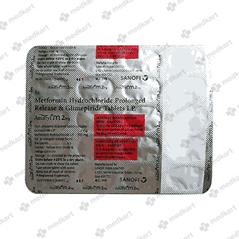 AMARYL M 2MG TABLET 20'S