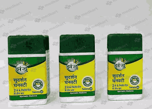 SUDARSHAN GHANVATI (ZANDU) TAB 1X100 - 19090 - Medkart Pharmacy | Generic Medicines Online - Best Online Pharmacy App