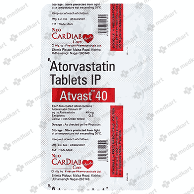 ATVAST 40MG TABLET 10’S