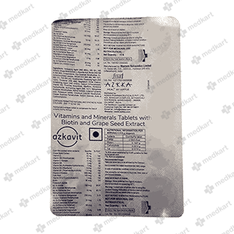 AZKAVIT Tablet 15's - Pack of 15 Tablets for Nutritional Support