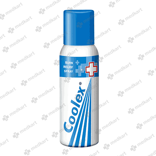 COOLEX BURN RELIEF SPRAY 75GM - 18501 - Medkart Pharmacy | Generic Medicines Online - Best Online Pharmacy App
