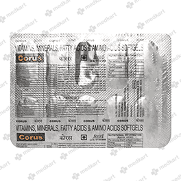 CORUS CAP 1X10 - 2828 - Medkart Pharmacy | Generic Medicines Online - Best Online Pharmacy App