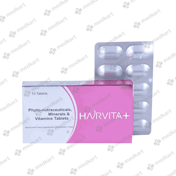 HAIRVITA TAB 1X10 - 6043 - Medkart Pharmacy | Generic Medicines Online - Best Online Pharmacy App