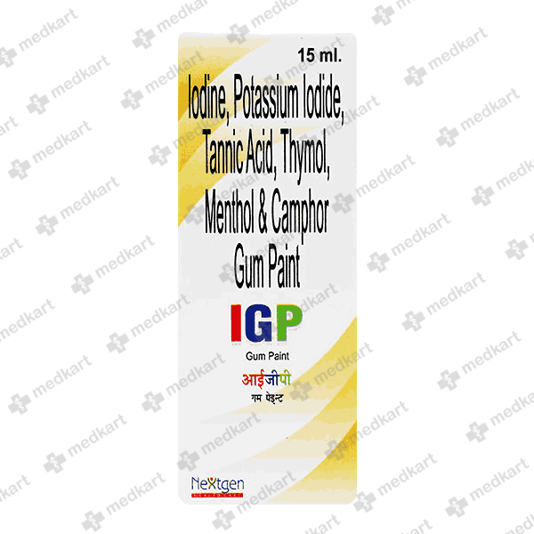 IGP GUM PAINT 15ML - 6371 - Medkart Pharmacy | Generic Medicines Online - Best Online Pharmacy App