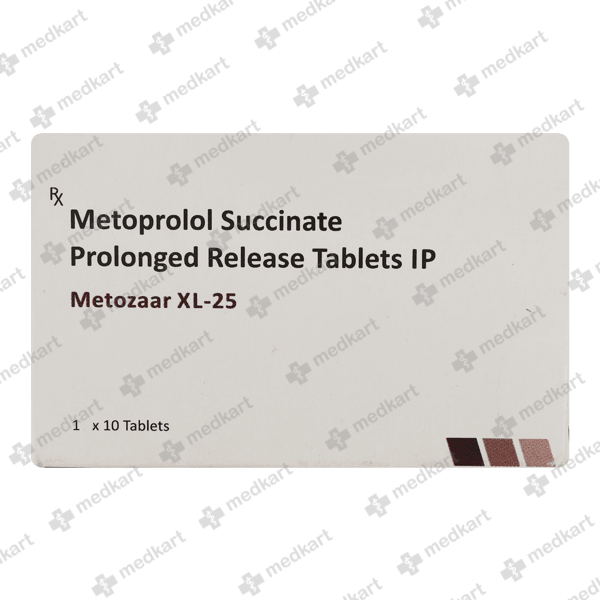 METOZAAR XL 25MG TAB 1X10 - 19262 - Medkart Pharmacy | Generic Medicines Online - Best Online Pharmacy App