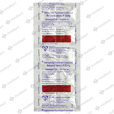 METOPIL 50MG TAB 1X10 - 18359 - Medkart Pharmacy | Generic Medicines Online - Best Online Pharmacy App