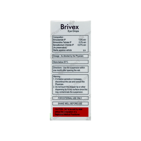 BRIVEX EYE DROPS 5 ML