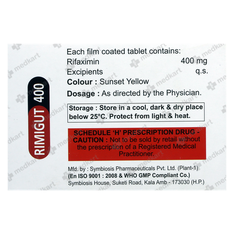 RIMIGUT 400MG TABLET 10'S