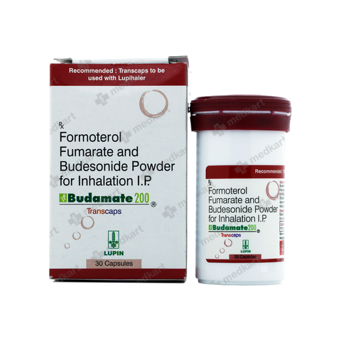 BUDAMATE 200MCG TRANSCAP 30'S