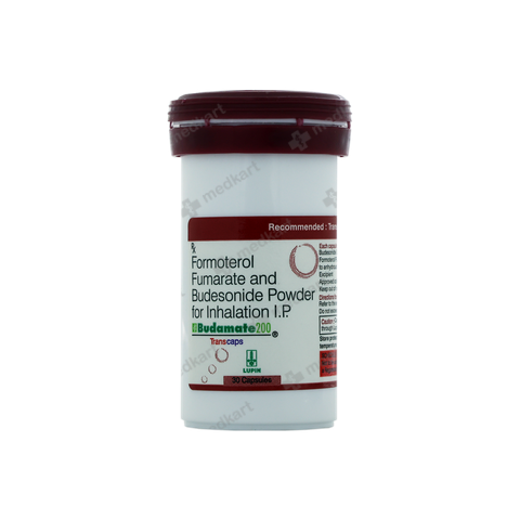BUDAMATE 200MCG TRANSCAP 30'S